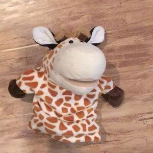 giraffe hand puppet